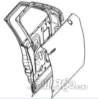轿车车门结构及相应密封条结构介绍