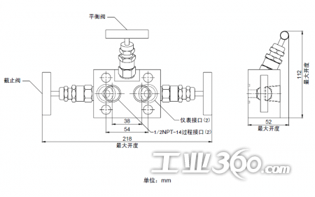 配1151差压变送器三阀组