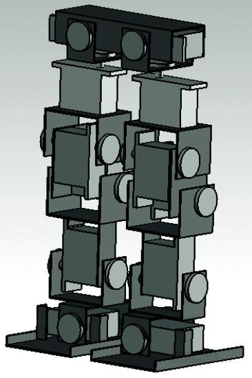 小型双足步行机器人的结构及其控制电路设计