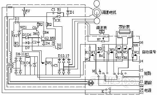 dk-1b型控制器电路原理图